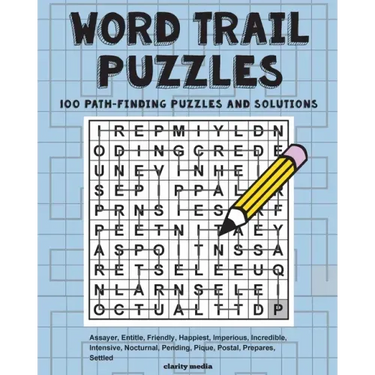 Word Trail Puzzles: 100 path-finding puzzles featuring solutions