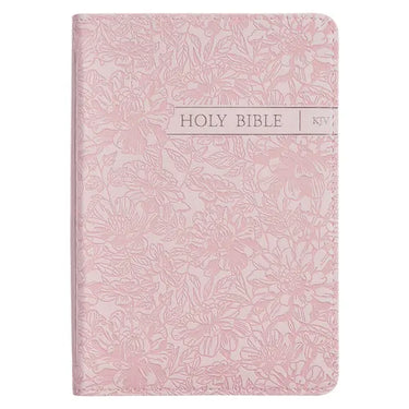 KJV Bible Pocket Faux Leather, Pink