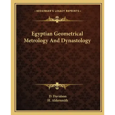 Egyptian Geometrical Metrology and Dynastology