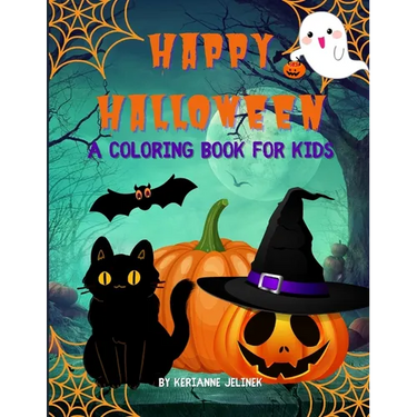 Happy Halloween: A Coloring Book for Kids