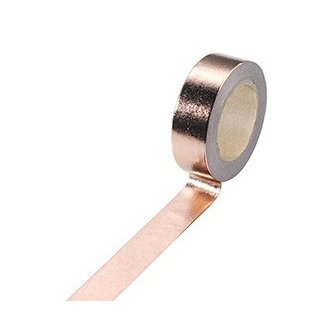 Rose Gold Metallic Washi Tape | Gift Wrapping and Craft Tape by The Bullish Store
