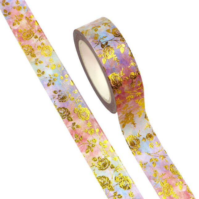 Royal Floral Washi Tape | Gift Wrapping and Craft Tape by The Bullish Store