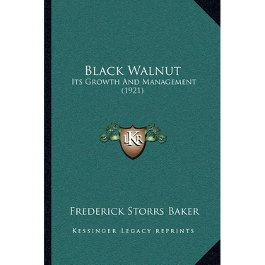 Black Walnut: Its Growth And Management (1921)