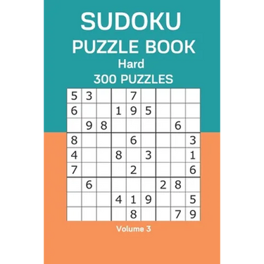 Sudoku Puzzle Book Hard: 300 Puzzles Volume 3