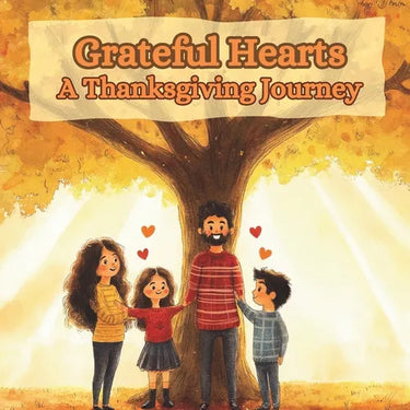 Grateful Hearts: A Thanksgiving Journey: Learning to Give, Share, and Be Thankful Every Day