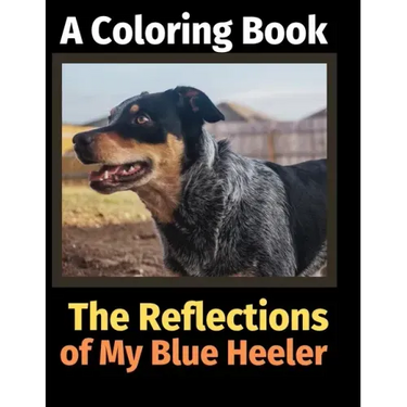 The Reflections of My Blue Heeler: A Coloring Book