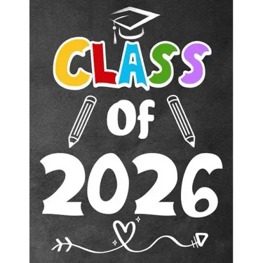 Class of 2026: Funny Back To School notebook, Gift For Girls and Boys,109 College Ruled Line Paper, Cute School Notebook, School Composition Notebooks