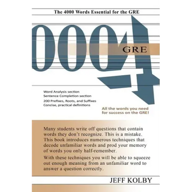 GRE 4000: The 4000 Words Essential for the GRE