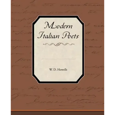 Modern Italian Poets