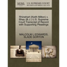 Rhinehart (Keith Milton) V. Rhay (B.J.) U.S. Supreme Court Transcript of Record with Supporting Pleadings