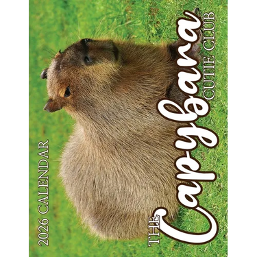The Capybara Cutie Club 2026 Calendar