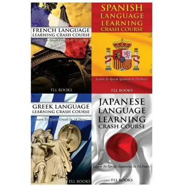 French Language Learning Crash Course + Spanish Language Learn + Greek Language Learning Crash Course + Japanese Language Learning Crash Course