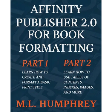 Affinity Publisher 2.0 for Book Formatting