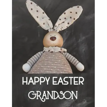 Happy Easter Grandson: Sketchbook for Kids Drawings Activity Book