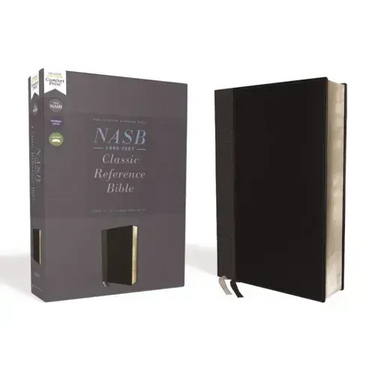Nasb, Classic Reference Bible, Leathersoft, Black, Red Letter, 1995 Text, Comfort Print