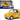 1965 Fiat 500 L "NYC Taxi" New York City Yellow 1/18 Diecast Model Car by Solido