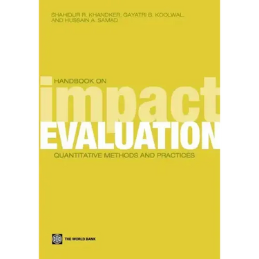 Handbook on Impact Evaluation: Quantitative Methods and Practices