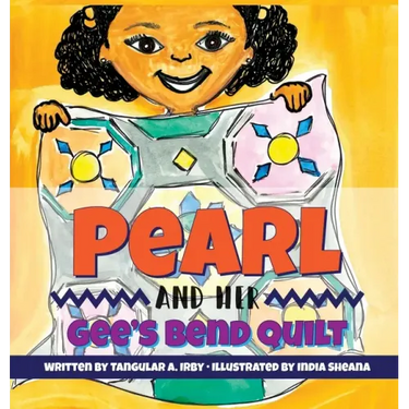 Pearl and her Gee's Bend Quilt