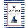 Nautical Guest Book Hardcover