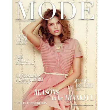 Mode Lifestyle Magazine - Reasons to be Thankful: Collector's Edition - Vintage Fashion Cover
