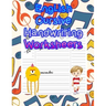 English Cursive Handwriting Worksheets: handwriting tracing workbook-handwriting practice paper for kids-handwriting practice sheets