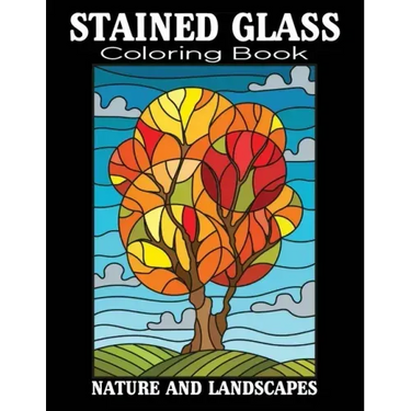 Stained Glass Coloring Book