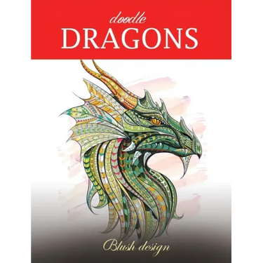 Doodle Dragons: Adult Coloring Book
