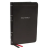 NKJV, Thinline Bible, Compact, Imitation Leather, Black, Red Letter Edition