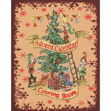 Advent Calendar Coloring Book
