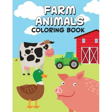 Farm Animals Coloring Book: Children's Coloring Book: Farm Animals