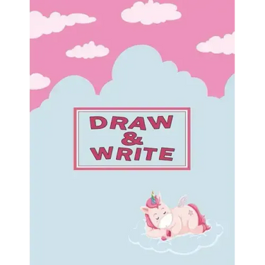 Story Writing Paper for Kids: Primary Drawing & Writing Paper Kindergarten Kids K-2 - Sleeping Unicorn