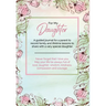 For My Daughter: A guided journal for a parent to record family and lifetime lessons to share with a very special daughter