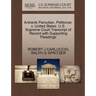 Antranik Paroutian, Petitioner, V. United States. U.S. Supreme Court Transcript of Record with Supporting Pleadings