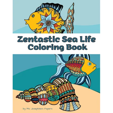Zentastic Sea Life Coloring Book