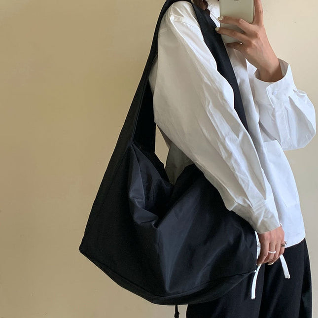 Re-Nylon Bucket Shoulder Bag by White Market