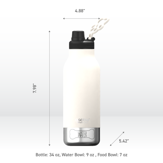 White Buddy Bottle by ASOBU®