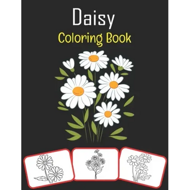 Daisy Coloring Book: Color and learn with fun. Daisy pictures, coloring and learning book with fun for kids (60 Pages, at least 30 Daisy flower images
