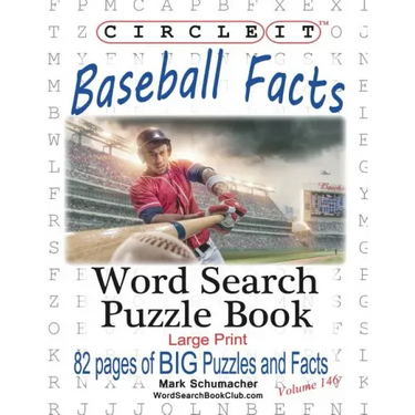 Circle It, Baseball Facts, Word Search, Puzzle Book
