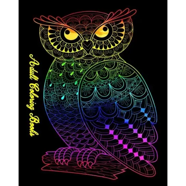 Adult Coloring Books: Gorgeous Cats and Owls