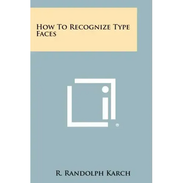 How To Recognize Type Faces