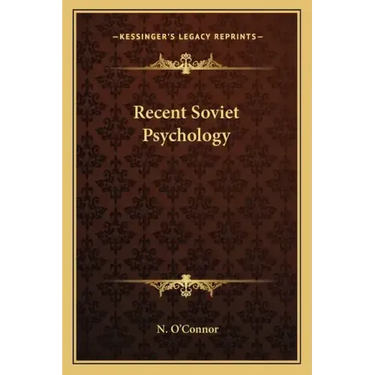 Recent Soviet Psychology