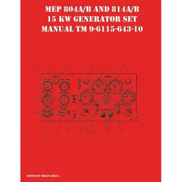 MEP 804A/B and 814A/B 15 KW Generator Set Manual TM 9-6115-643-10