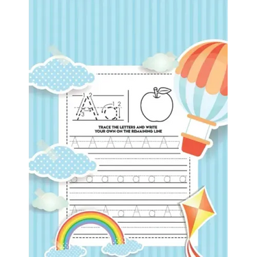 Trace the Letters and Write Your Own on the Remaining Line: TRACE THE LETTERS AND WRITE This book is perfect for kids who want to learn the letters of