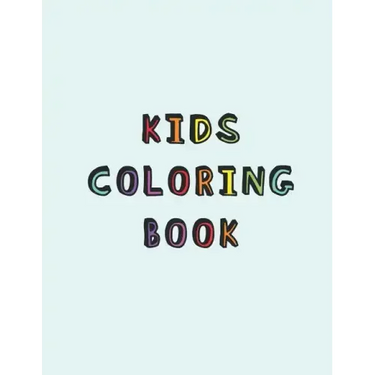 Kids Coloring Book: Simple calming colouring book for children with Autism or Aspergers Syndrome A relaxing Cognitive, social and mental d