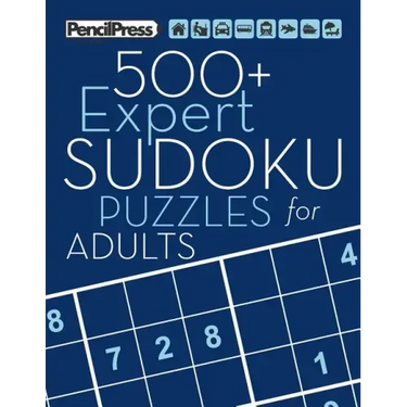 500+ Expert Sudoku Puzzles for Adults: Sudoku Puzzle Books Expert (with answers