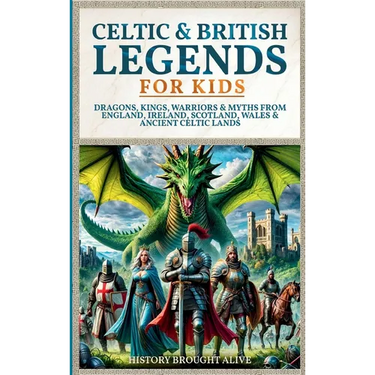 Celtic & British Legends For Kids: Dragons, Kings, Warriors & Myths From England, Ireland, Scotland, Wales & Ancient Celtic Lands: 5 books in 1