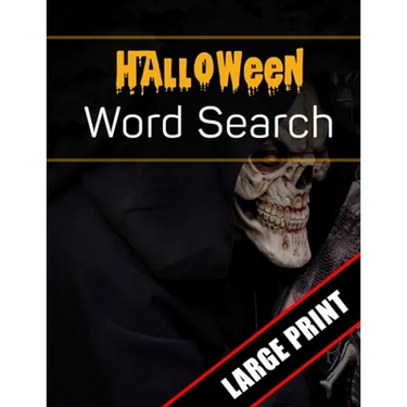 Halloween Word Search Large Print: 96 Word Search Activities for Everyone (Holiday Word Search)