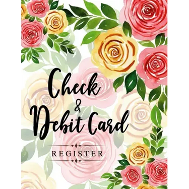 Check and Debit Card Register: 100 pages 2,400 entry lines total: Size = 8.5 x 11 inches (double-sided), perfect binding, non-perforated