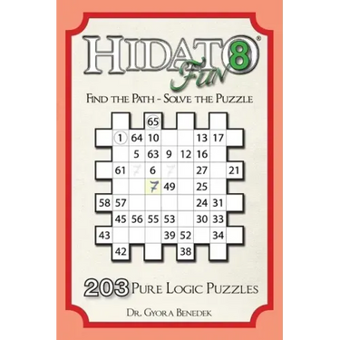 Hidato fun 8: 203 New Logic Puzzles