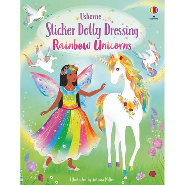 Sticker Dolly Dressing Rainbow Unicorns
